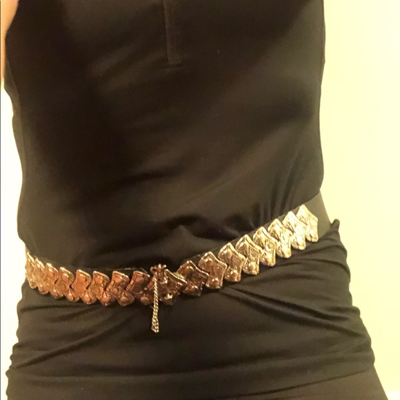 Unique Cairo Leather Belt with Lock - Picture 7 of 10